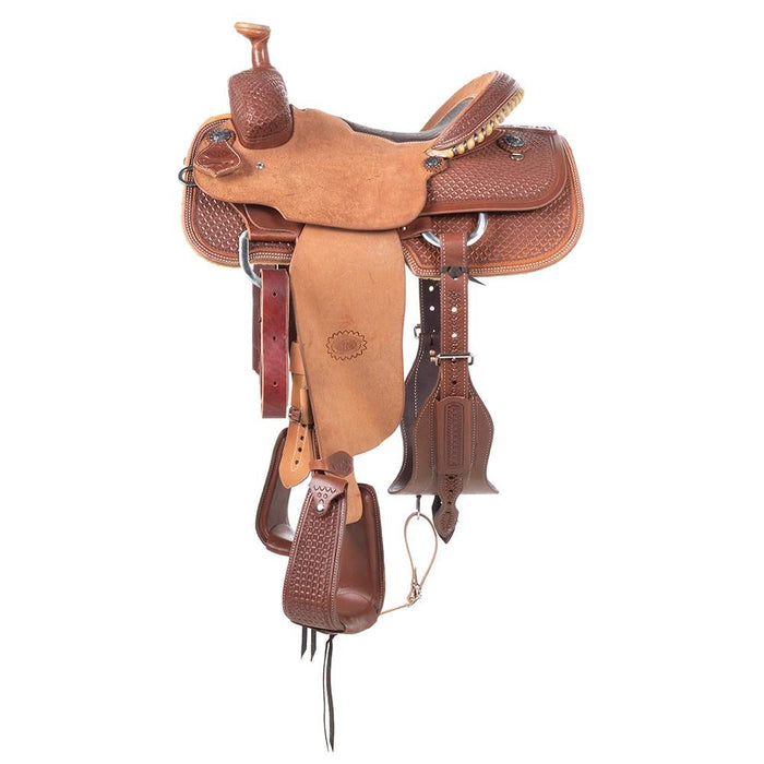 Nrs Competitors Heavy Oil 1/2 Breed Waffle Team Roping Saddle