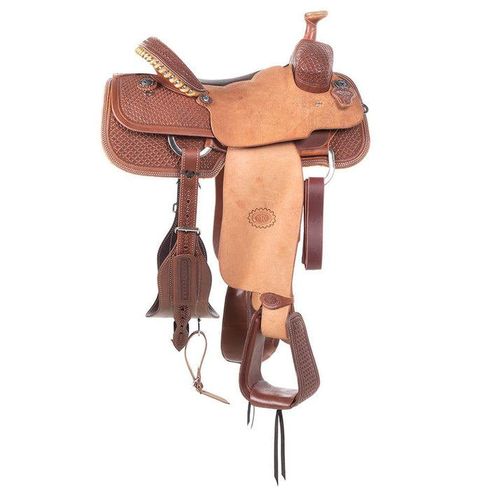 Nrs Competitors Heavy Oil 1/2 Breed Waffle Team Roping Saddle