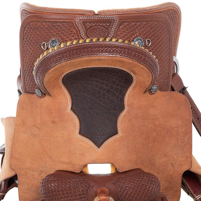 Nrs Competitors Heavy Oil 1/2 Breed Waffle Team Roping Saddle