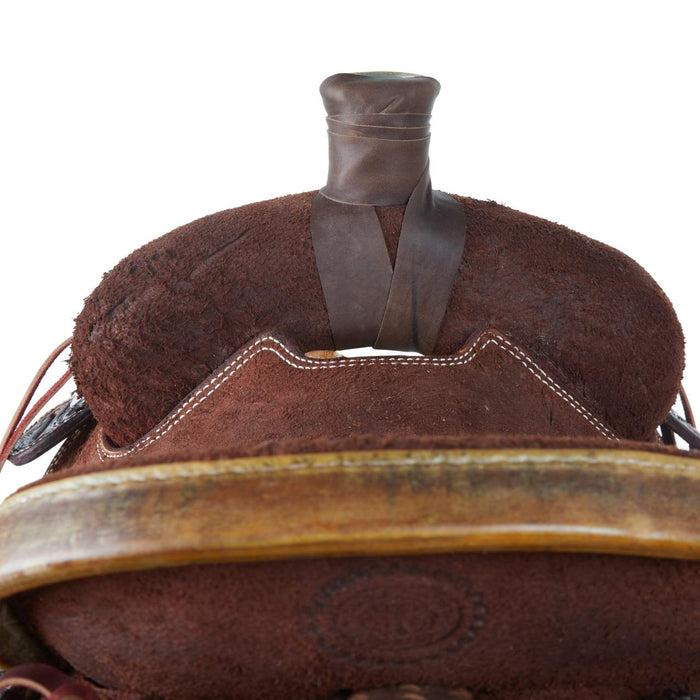 Nrs Competitors Chocolate Roughout Strip Down Will James Ranch Roper Saddle