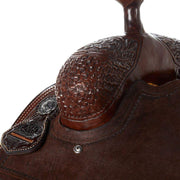 Nrs Competitors Chocolate 1/2 Breed Spider and Sunflower Combo Team Roping Saddle