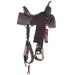 Nrs Competitors Competitor Series Chocolate Roughout Square Skirt Barrel Saddle with Serape Seat