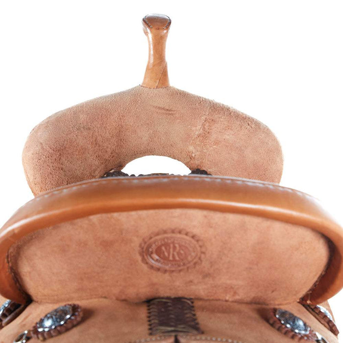 Nrs Competitors Competitor Series Natural Roughout Barrel Saddle with Suede Seat