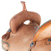Nrs Competitors Natural Roughout Turquoise Buckstitch 14 Inch Barrel Saddle
