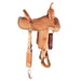 Nrs Competitors Natural Roughout Turquoise Buckstitch 14 Inch Barrel Saddle