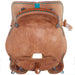 Nrs Competitors Natural Roughout Turquoise Buckstitch 14 Inch Barrel Saddle