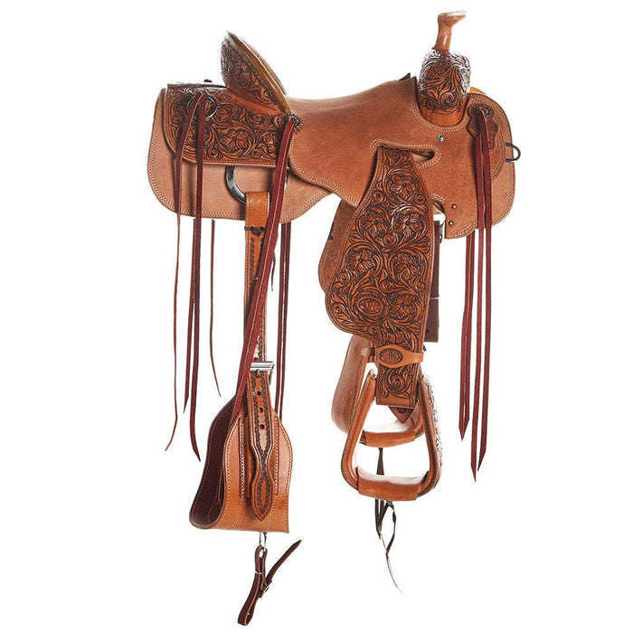 Nrs Competitors Competitor Series Antique Wyoming Flower Seat Rig Team Roper