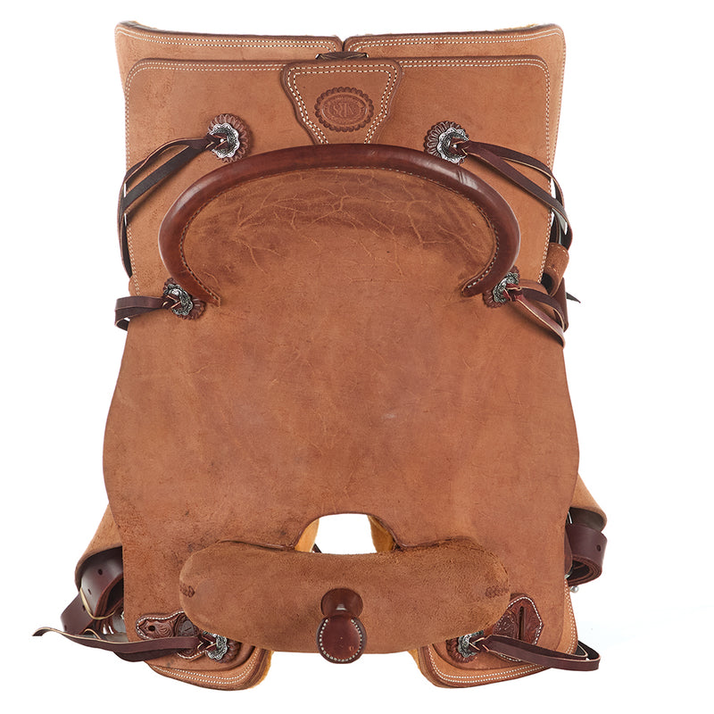 Nrs Competitors Competitor Series Heavy Oil Roughout Ranch Cutter Saddle with Pencil Roll
