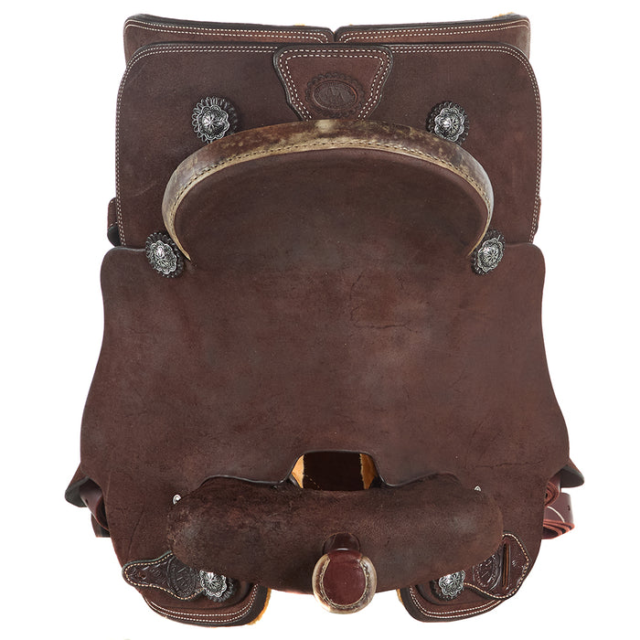 Nrs Competitors Competitor Series Chocolate Roughout Team Roping Saddle