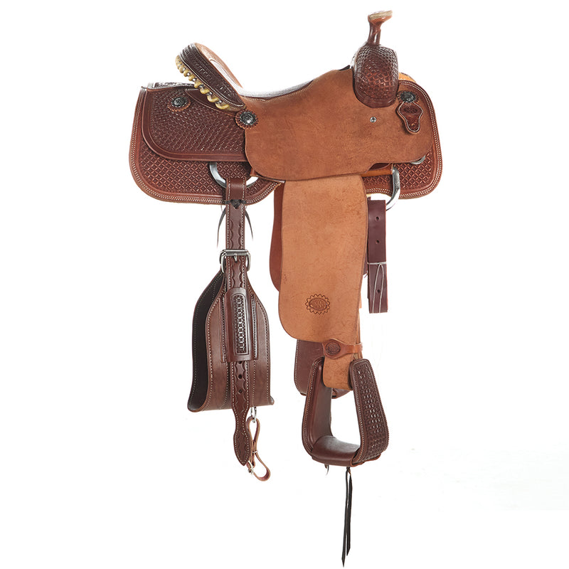 Nrs Competitors Competitor Series Heavy Oil 1/2 Breed Waffle Team Roping Saddle