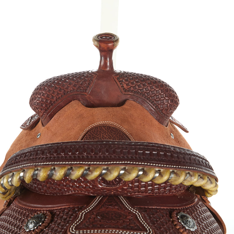 Nrs Competitors Competitor Series Heavy Oil 1/2 Breed Waffle Team Roping Saddle