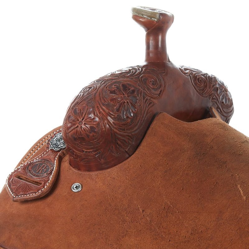 Nrs Competitors Competitor Series Heavy Oil 1/8 Breed Cali Rose Team Roping Saddle