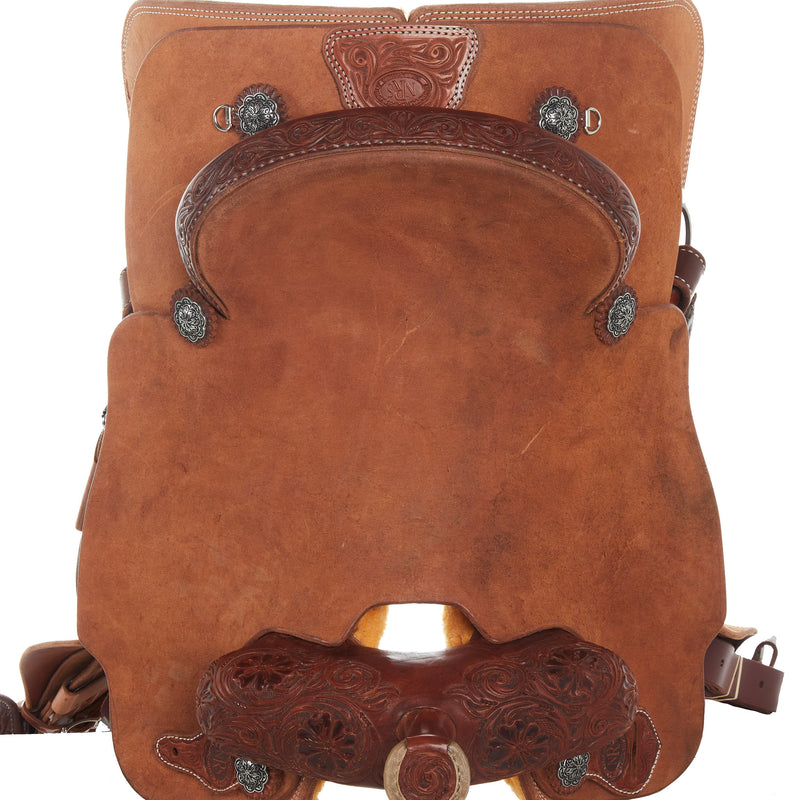 Nrs Competitors Competitor Series Heavy Oil 1/8 Breed Cali Rose Team Roping Saddle