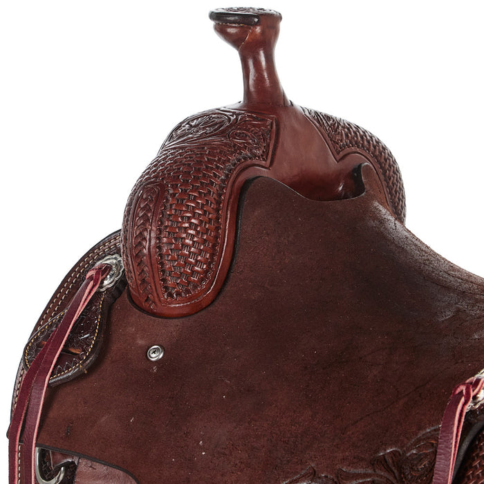 Nrs Competitors Chocolate 3/4 Breed Combo Tooled Versatility Ranch Saddle