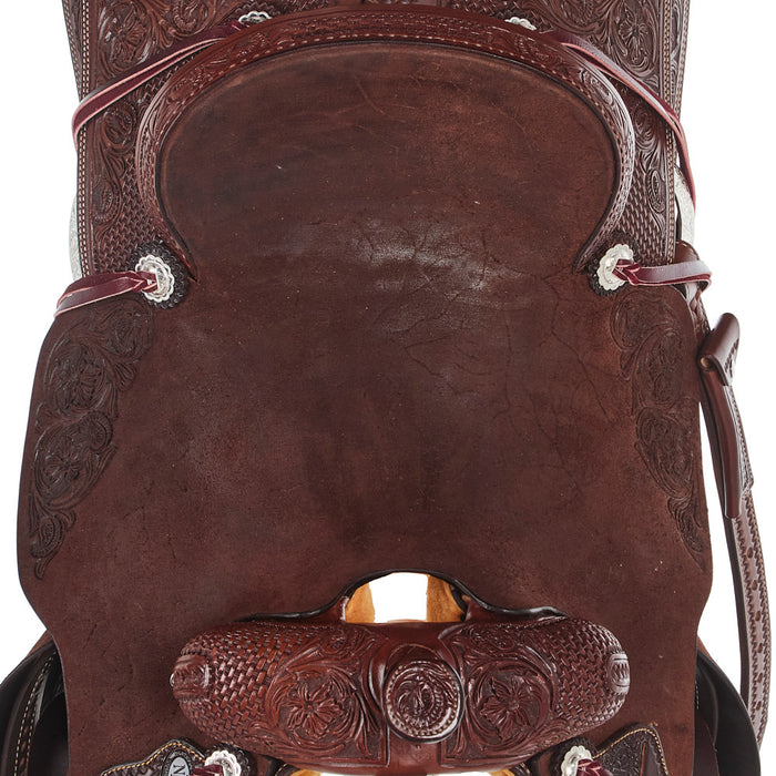 Nrs Competitors Chocolate 3/4 Breed Combo Tooled Versatility Ranch Saddle