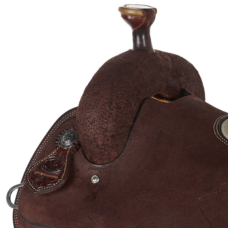 Nrs Competitor Series Chocolate Roughout Bootstitch All Around Saddle