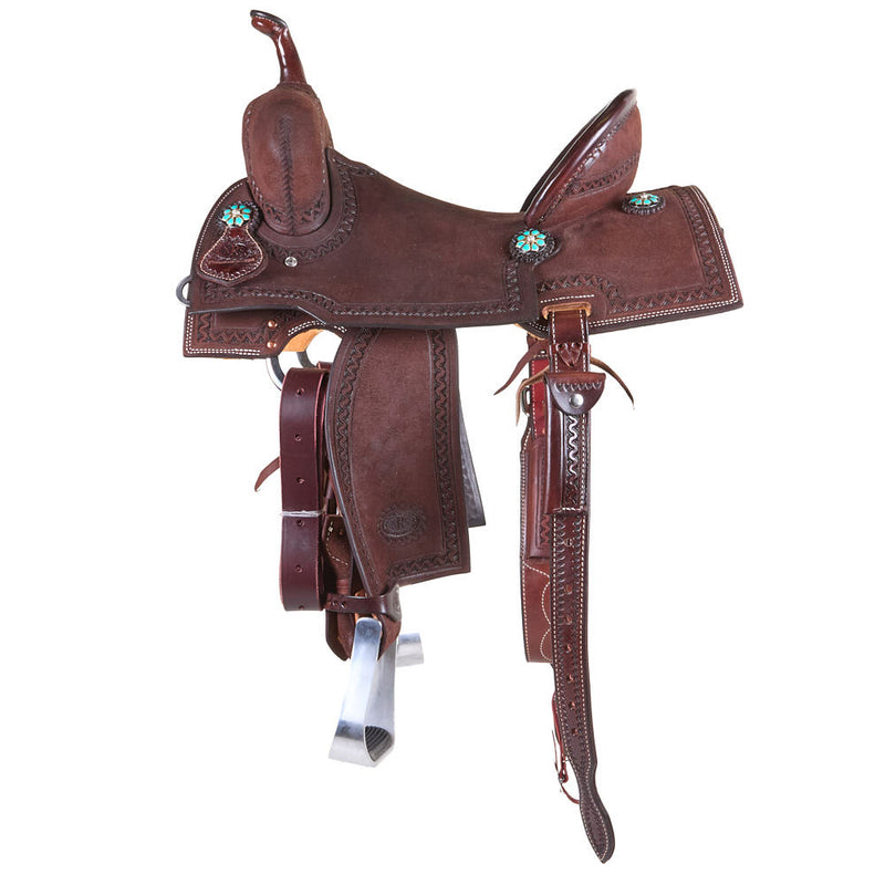 Nrs Competitors Chocolate Betty Barrel Saddle