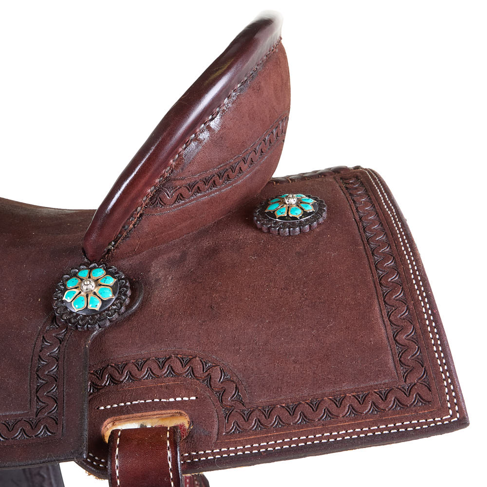 Nrs Competitors Chocolate Betty Barrel Saddle — NRS