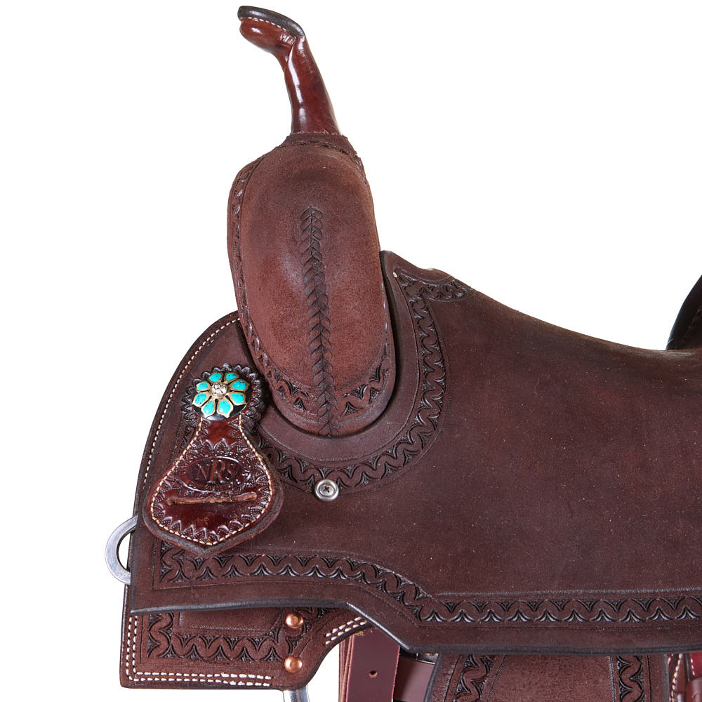 Nrs Competitors Chocolate Betty Barrel Saddle — NRS