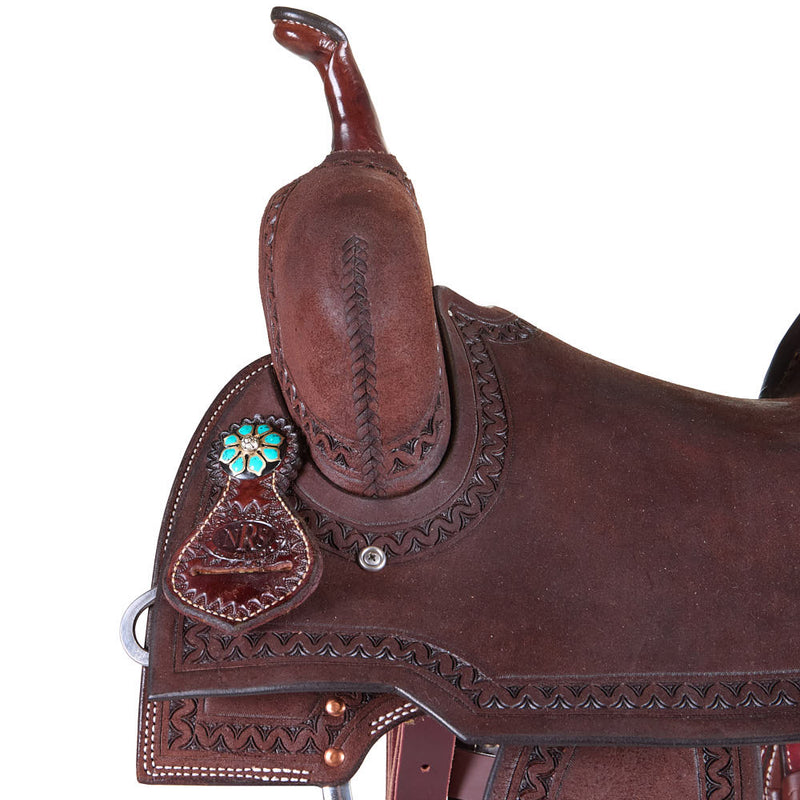 Nrs Competitors Chocolate Betty Barrel Saddle