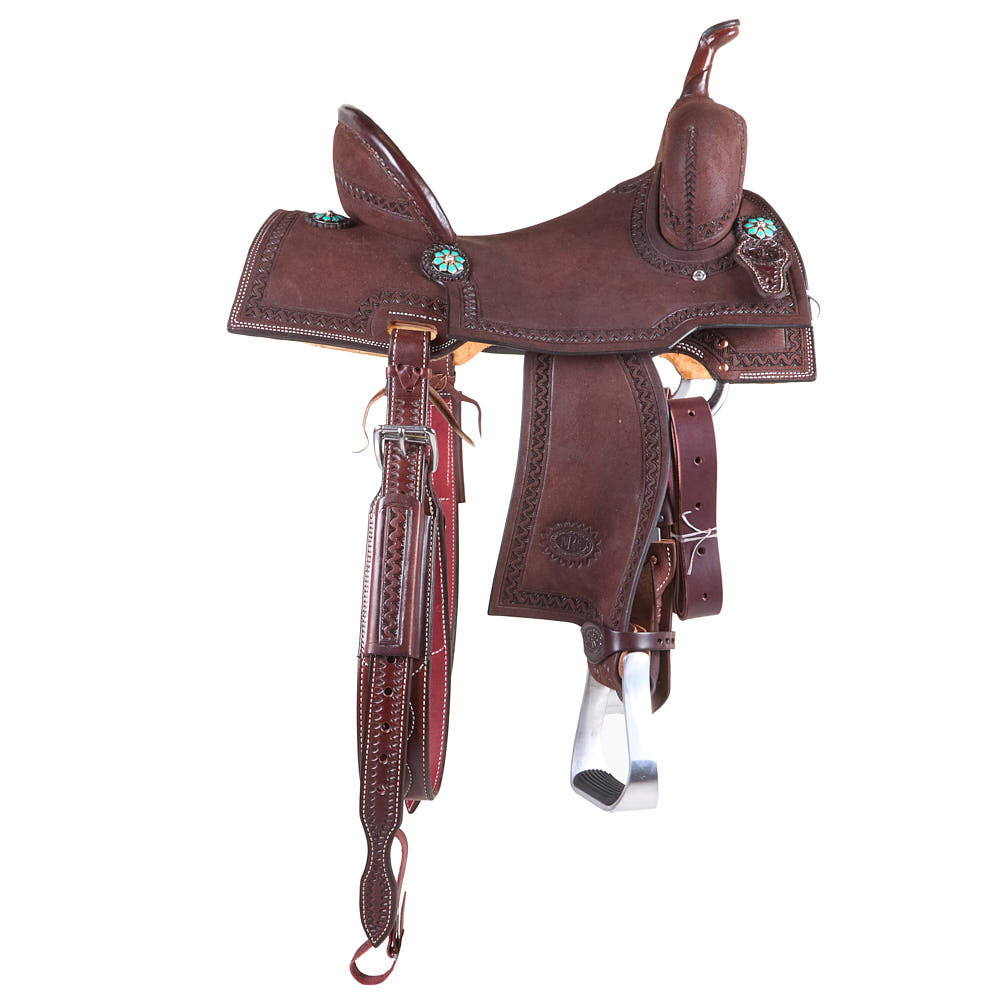 Nrs Competitors Chocolate Betty Barrel Saddle — NRS