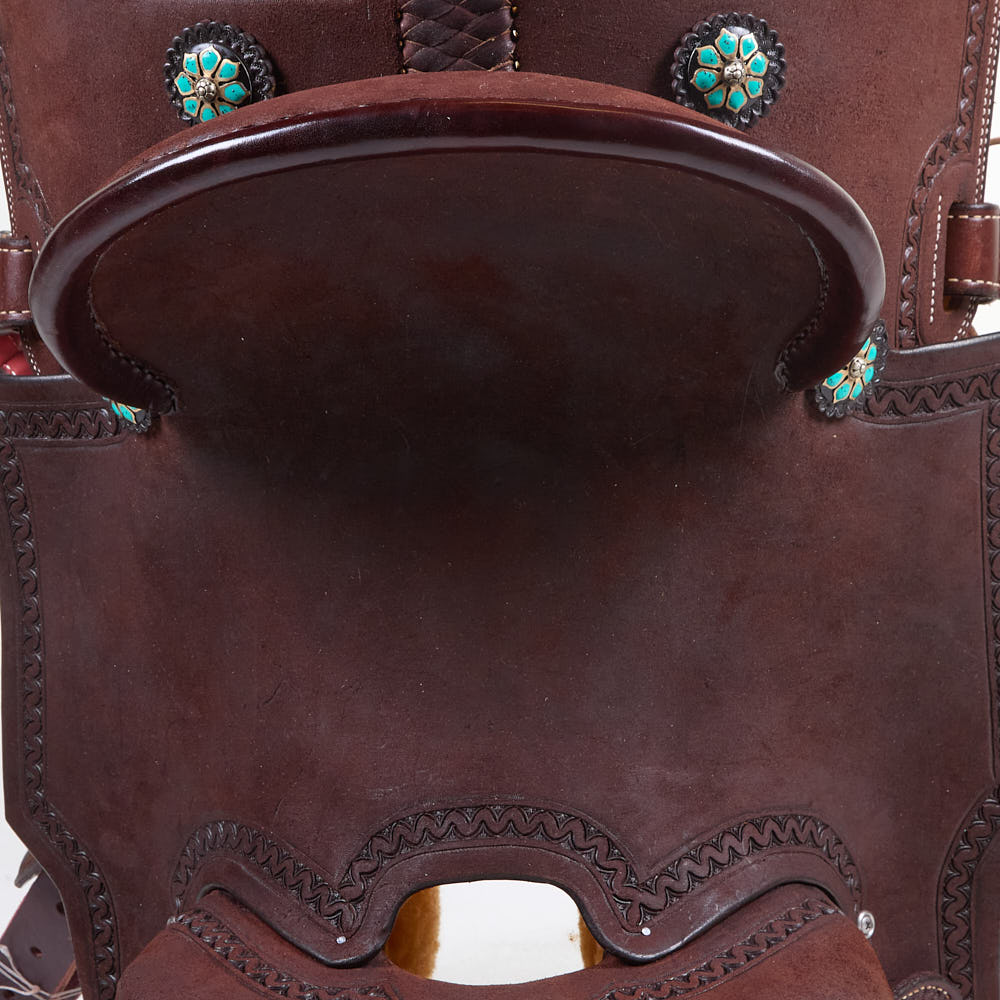 Nrs Competitors Chocolate Betty Barrel Saddle — NRS