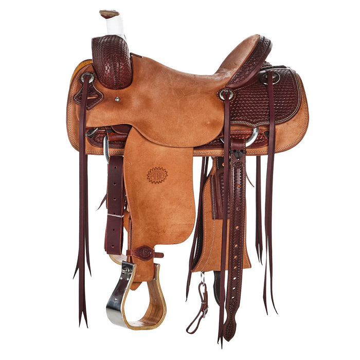 Nrs Pro Series Heavy Oil Basket Stamp Heavy Will James Ranch Roper