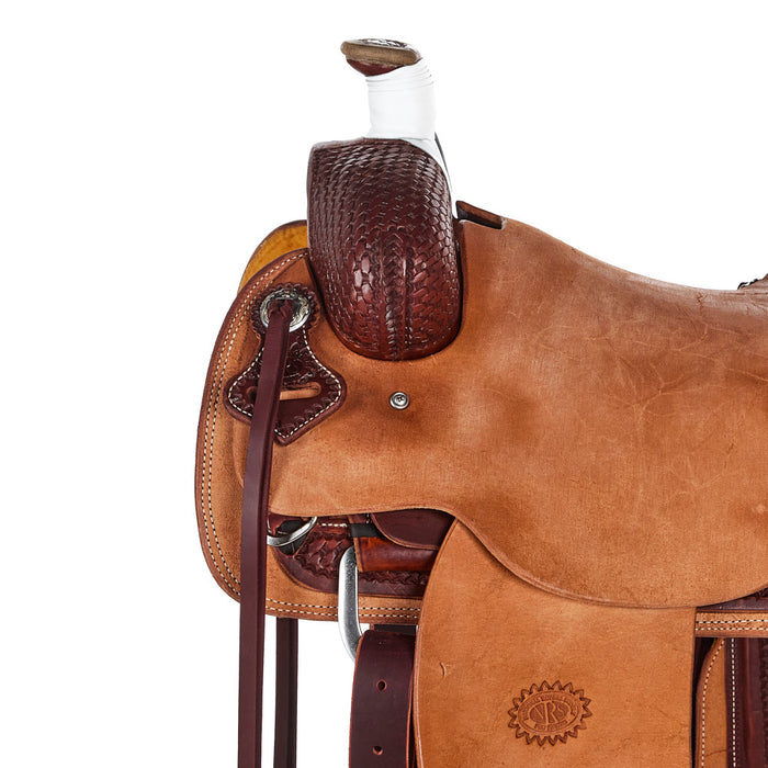 Nrs Pro Series Heavy Oil Basket Stamp Heavy Will James Ranch Roper