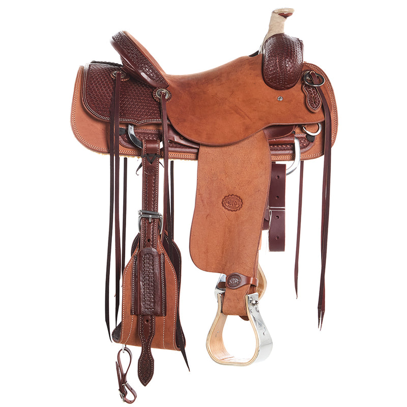 Nrs Pro Series Heavy Oil Basket Stamp Heavy Will James Ranch Roper