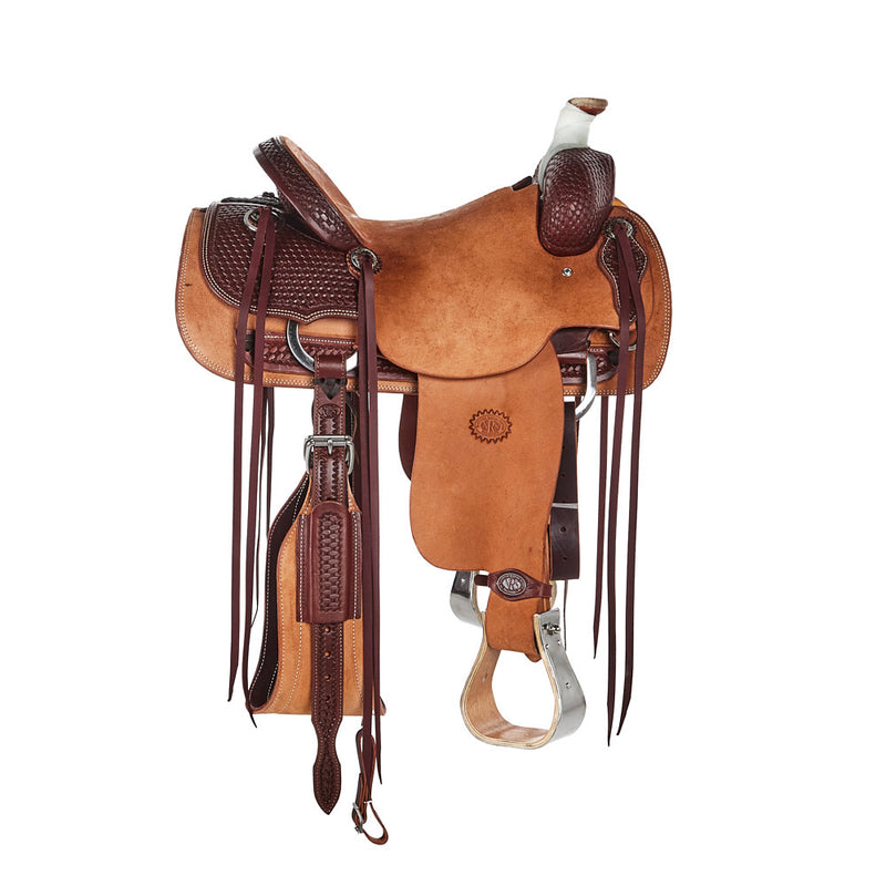 Nrs Pro Series Heavy Oil Basket Stamp Modified Association Ranch Roper