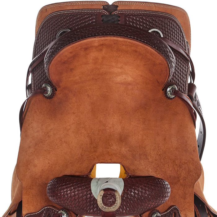 Nrs Pro Series Heavy Oil Basket Stamp Modified Association Ranch Roper