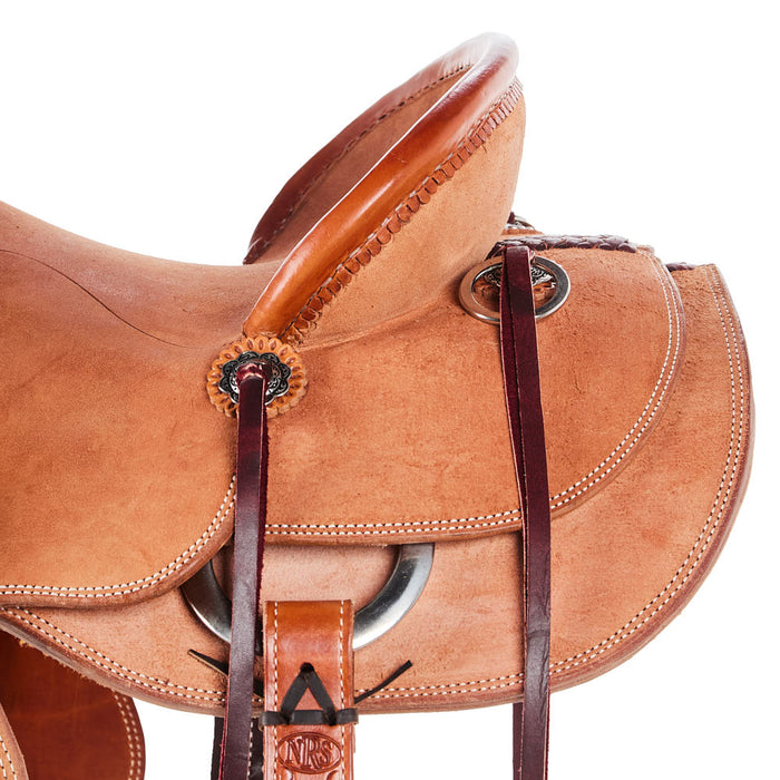 Nrs Pro Series Roughout Seat Rig Will James Ranch Roping Saddle