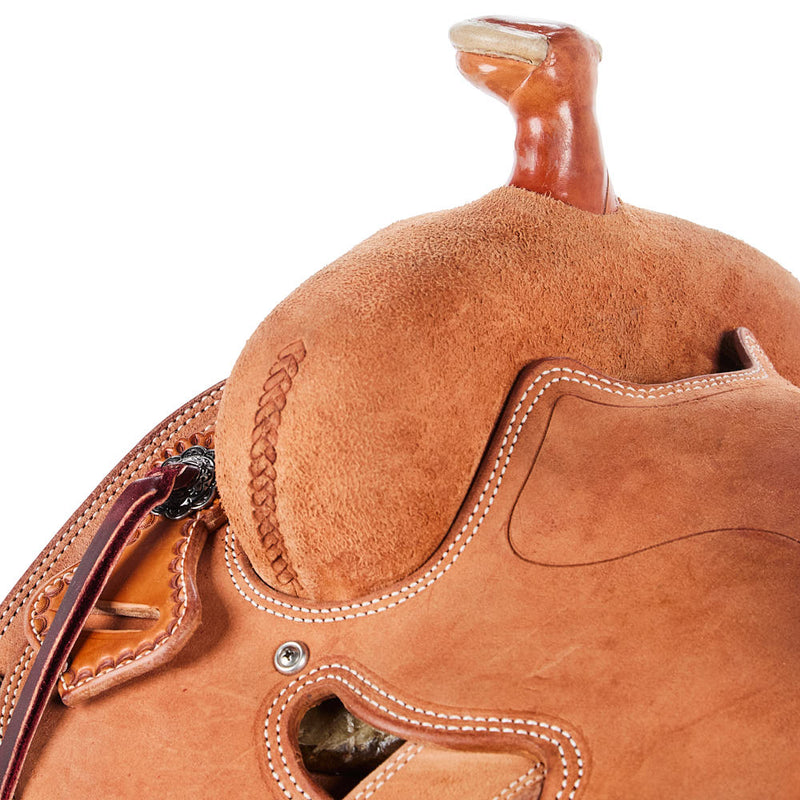 Nrs Roping Saddle Nrs Pro Series Roughout Seat Rig Will James Ranch Roping Saddle — NRS
