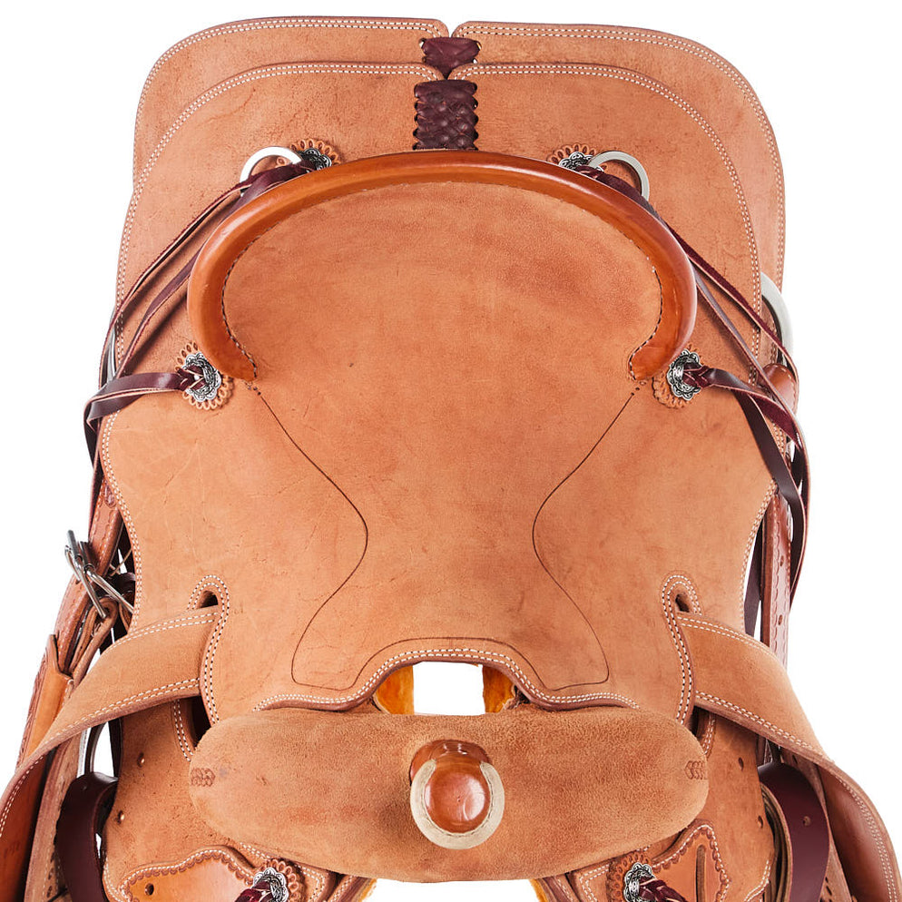 Nrs Roping Box Pads Nrs Pro Series Roughout Seat Rig Will James Ranch Roping Saddle