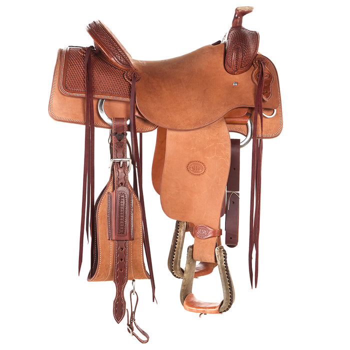 Nrs Pro Series 16in 1/4 Breed Basket Stamp Mod Assoc Ranch Roper