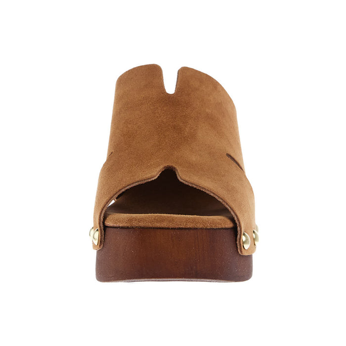 Shu Shop Women`s Florence Brown Clog Sandal