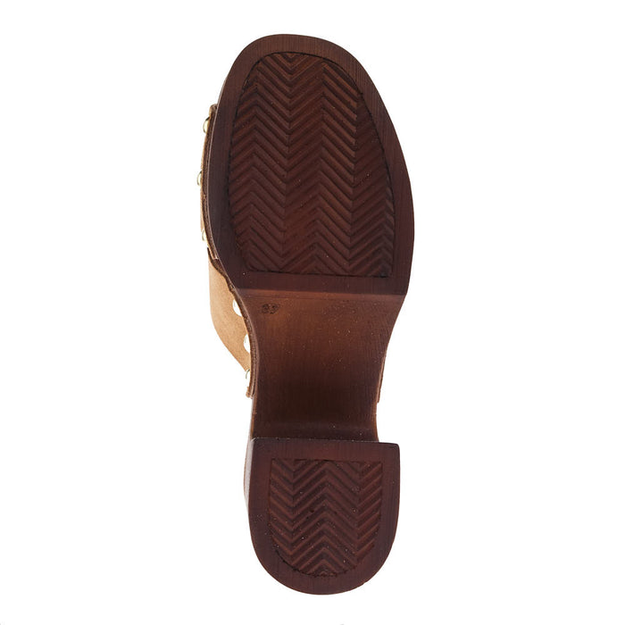 Shu Shop Women`s Florence Brown Clog Sandal