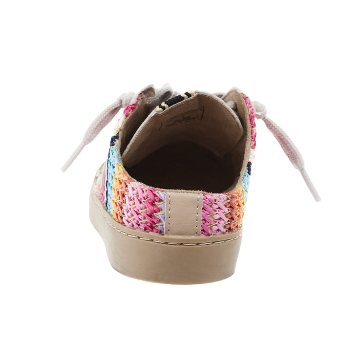 Shu Shop Polka Mini Bright Multi Stripe Slide On Sneaker