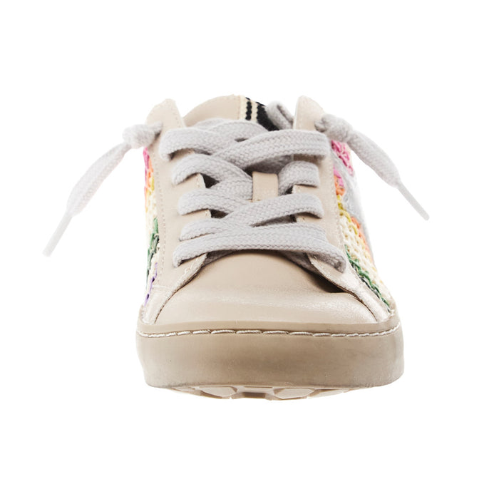 Shu Shop Polka Mini Bright Multi Stripe Slide On Sneaker