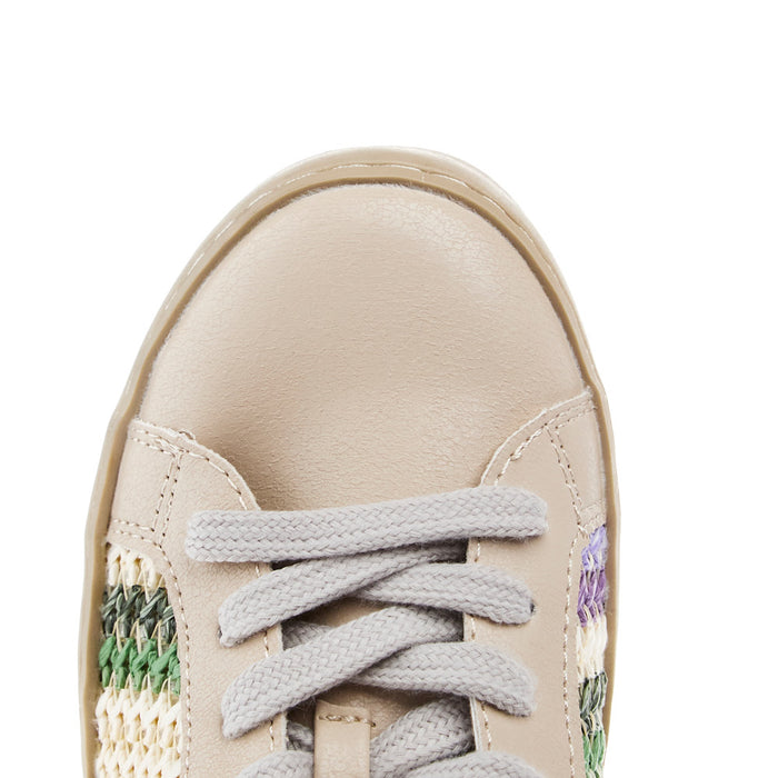 Shu Shop Polka Mini Bright Multi Stripe Slide On Sneaker