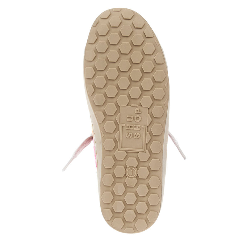 Shu Shop Polka Mini Bright Multi Stripe Slide On Sneaker