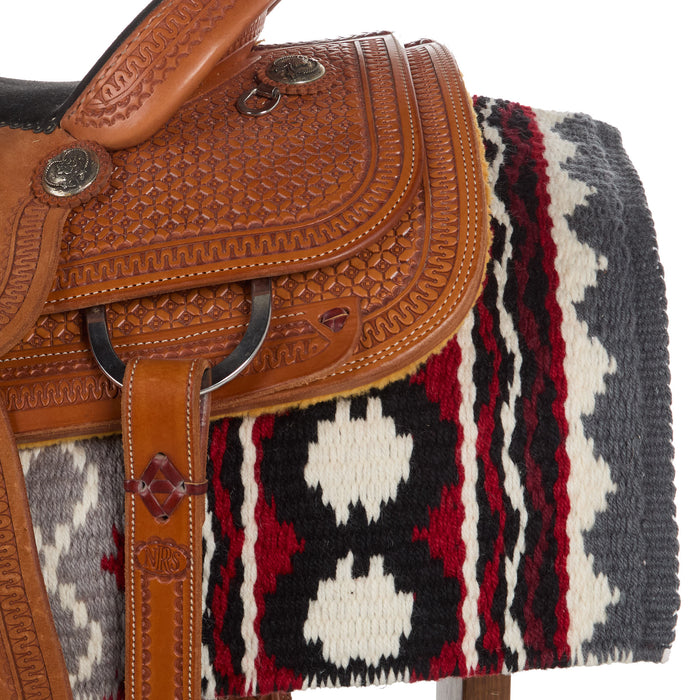 Mayatex Riverland 36x34 New Zealand Wool Saddle Blanket