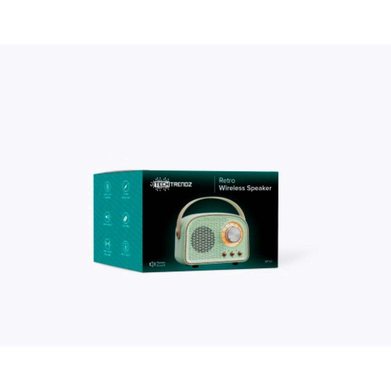Trendz Mart Mint Retro Bluetooth Speaker