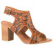 Women's Mika II Tan Tooled Heel