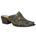 Roper Footwear Women's Brown and Turquoise Mary Mule