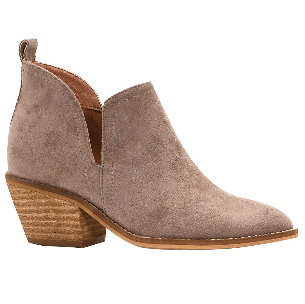 Corkys Footwear Women's Corkys Stassi Taupe Booties — NRS