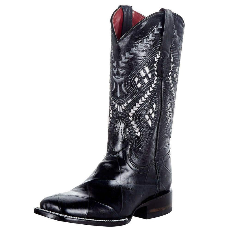 Ferrini Womens Black Alligator Print Boot