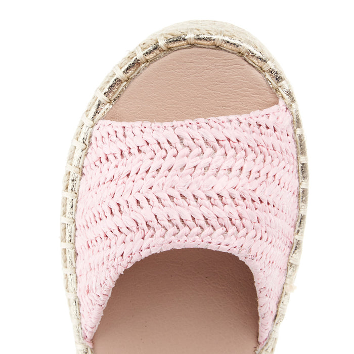 Shu Shop Cynthia Mini Rose Woven Sandal