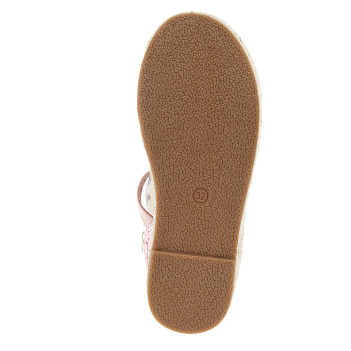 Shu Shop Cynthia Mini Rose Woven Sandal