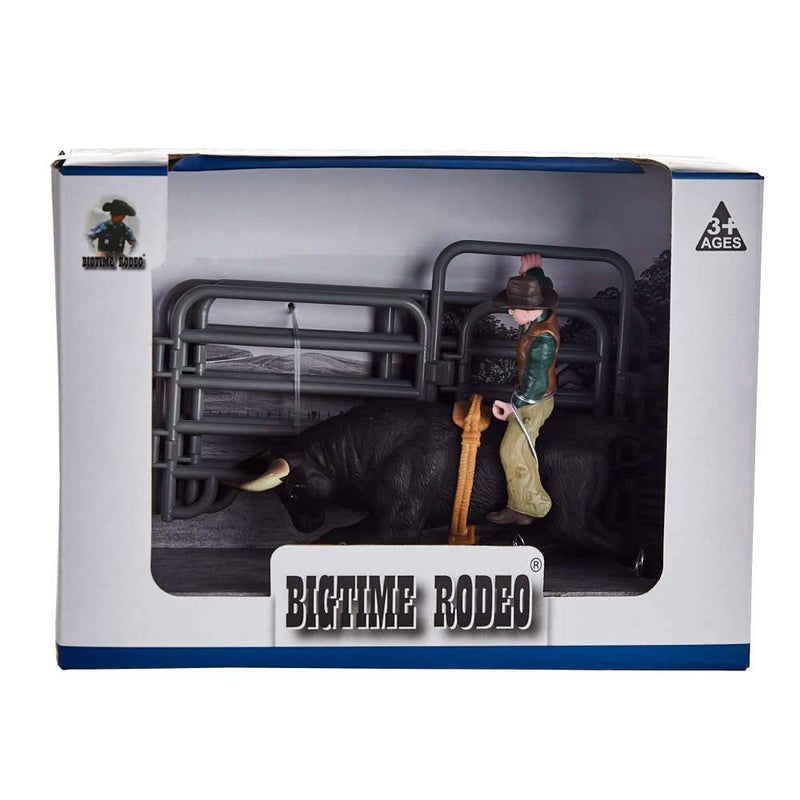 Bigtime Barnyard Bull Rider Set